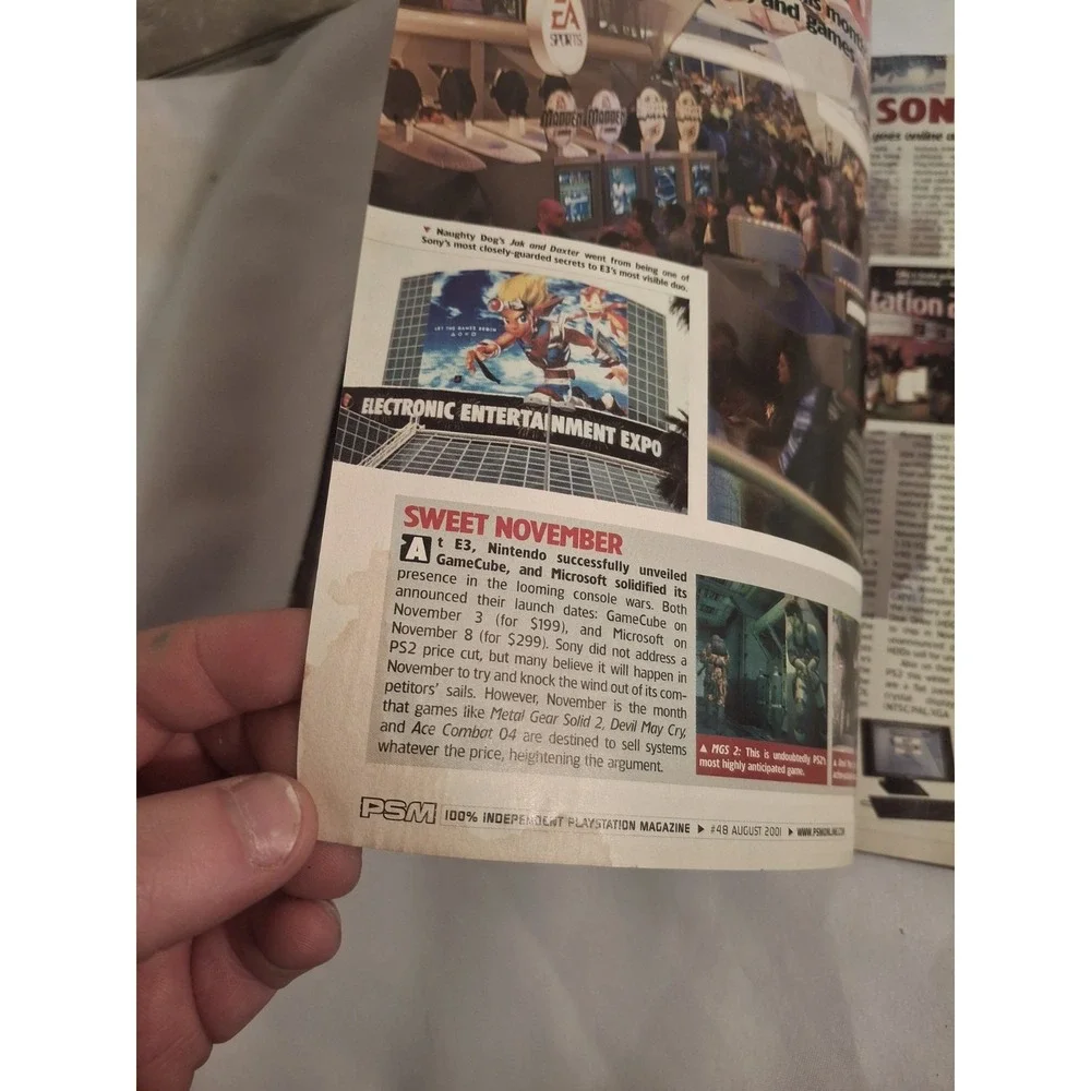 PlayStation Magazine Aug 2001 Issue 48 Vintage Game Magazine Resident Evil CV